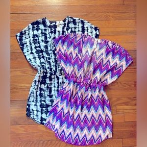 Bundle of 2 Miken Sheer Swim Cover Ups